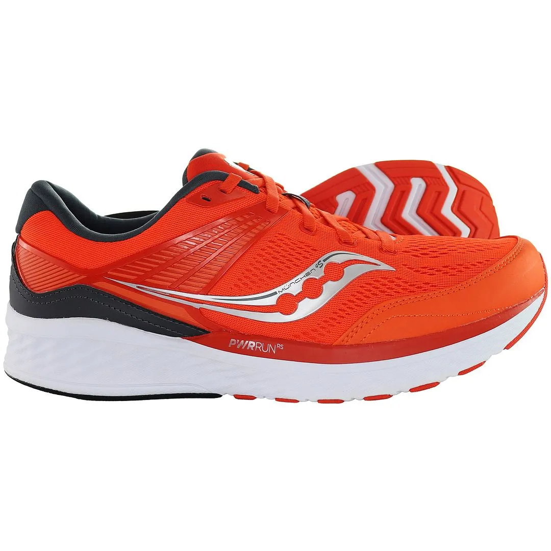 Saucony Munchen 4S Mens Orange Running Trainers