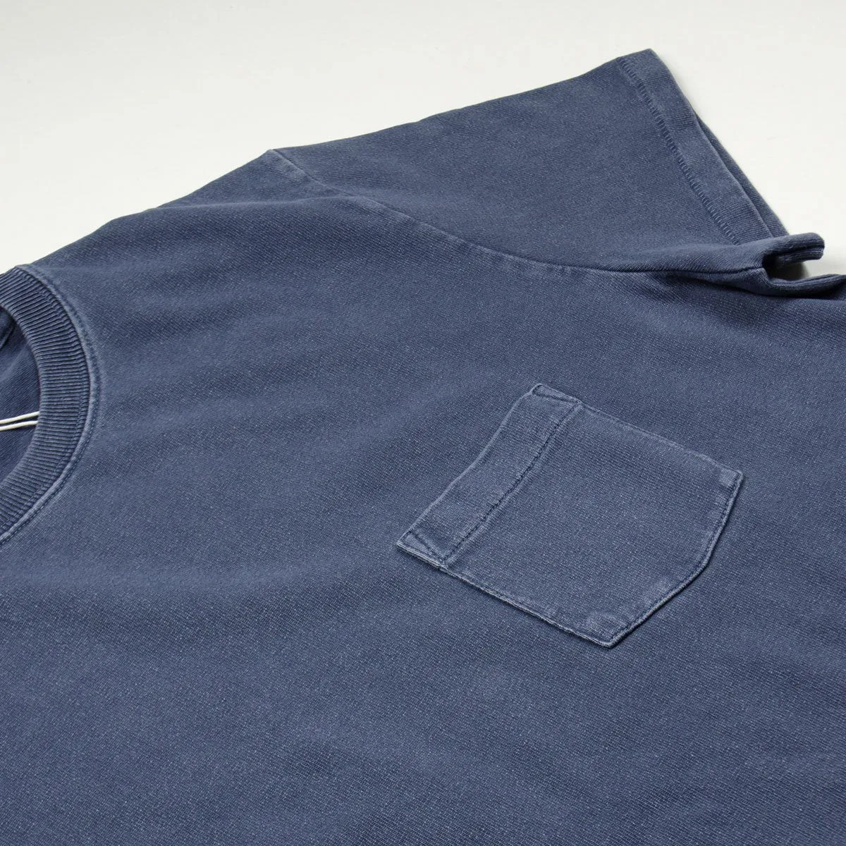 Schnayderman's - Garment Dyed Pocket T-shirt - Mood Indigo