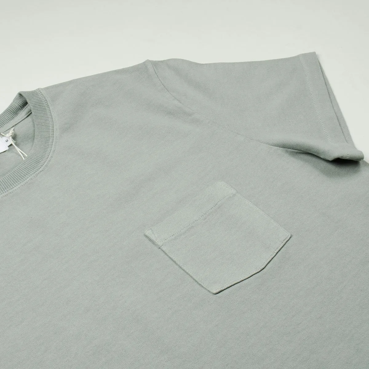 Schnayderman's - Garment Dyed Pocket T-shirt - Slate Green