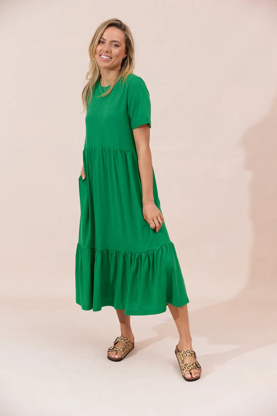 Sienna Dress - Green - Seconds