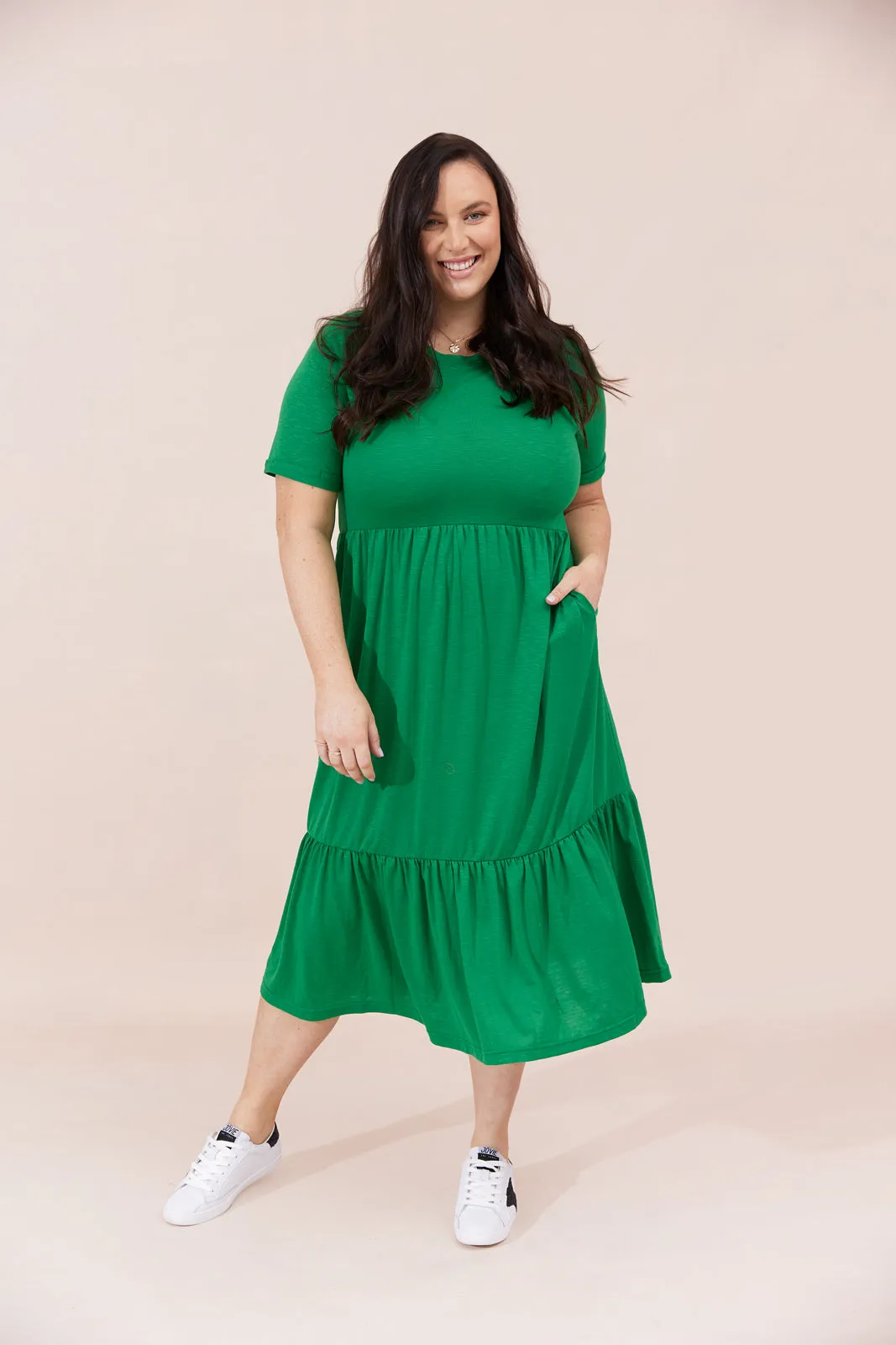 Sienna Dress - Green - Seconds