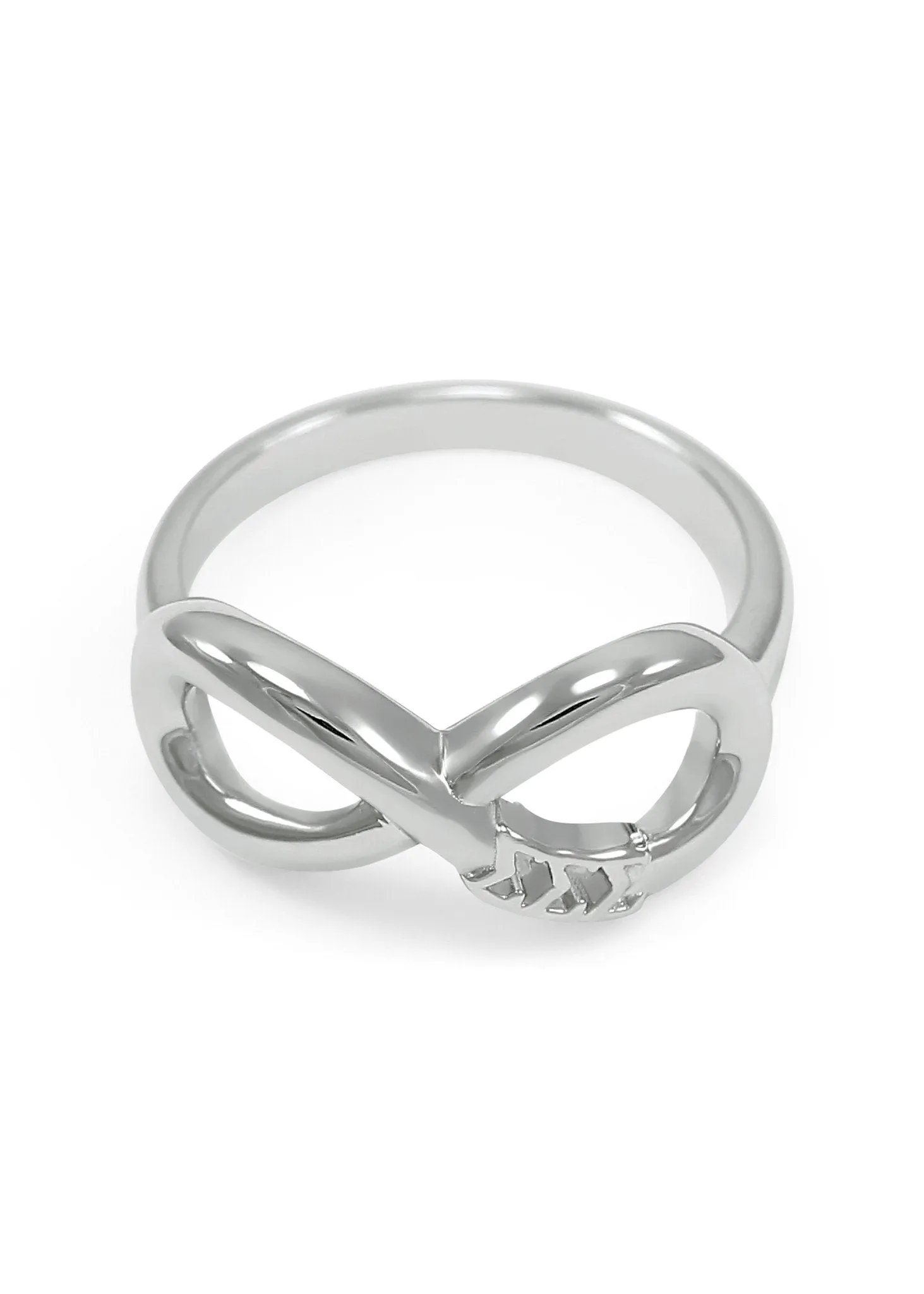 Sigma Sigma Sigma Sterling Silver Infinity Ring