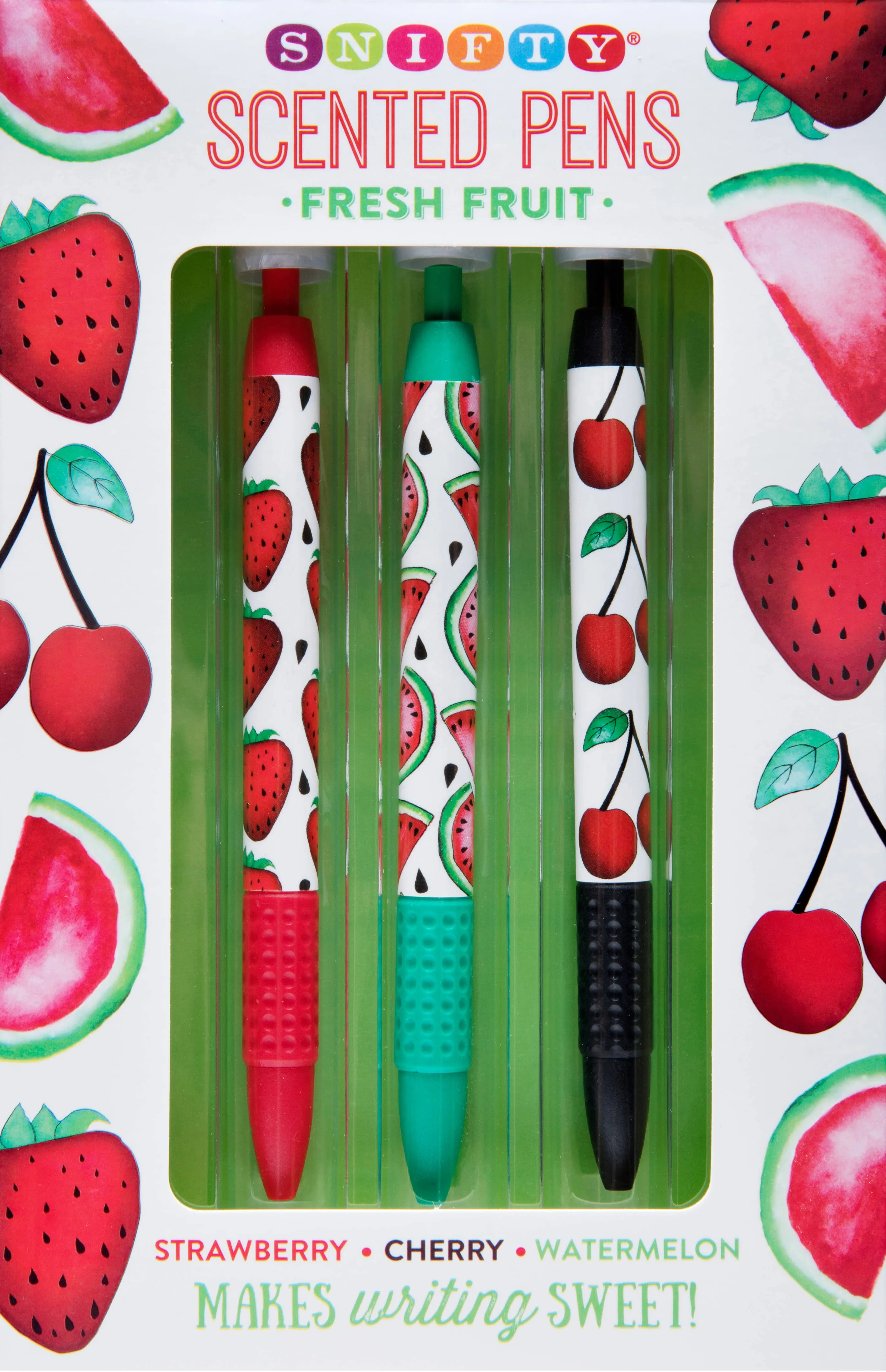 SNIFTY Fresh Fruit Scented Set de Bolígrafos con Aroma