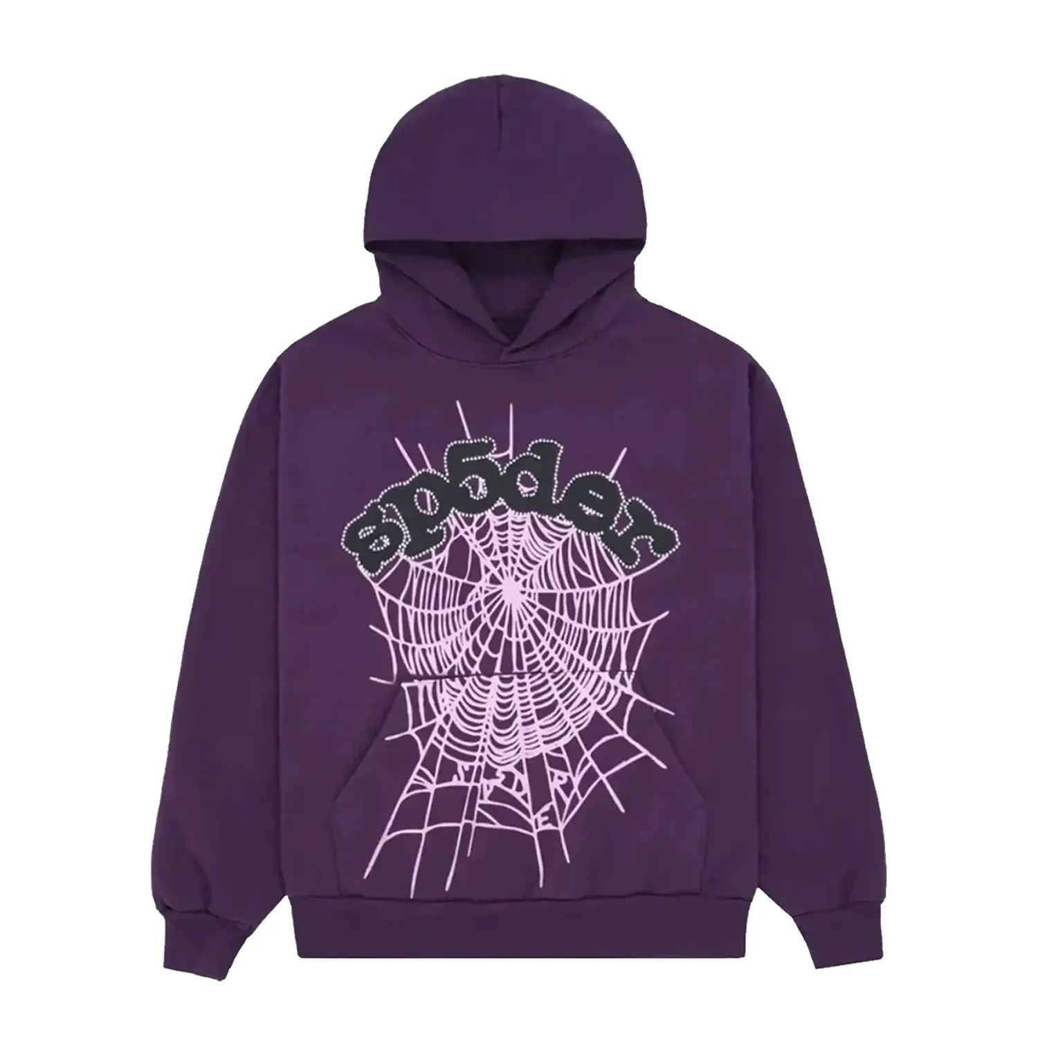 Sp5der Worldwide Web Sweatshirt Purple