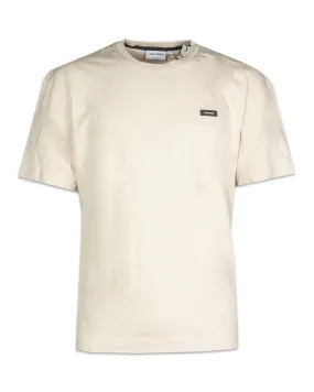 T-Shirt Uomo Calvin Klein Confort Fit Beige