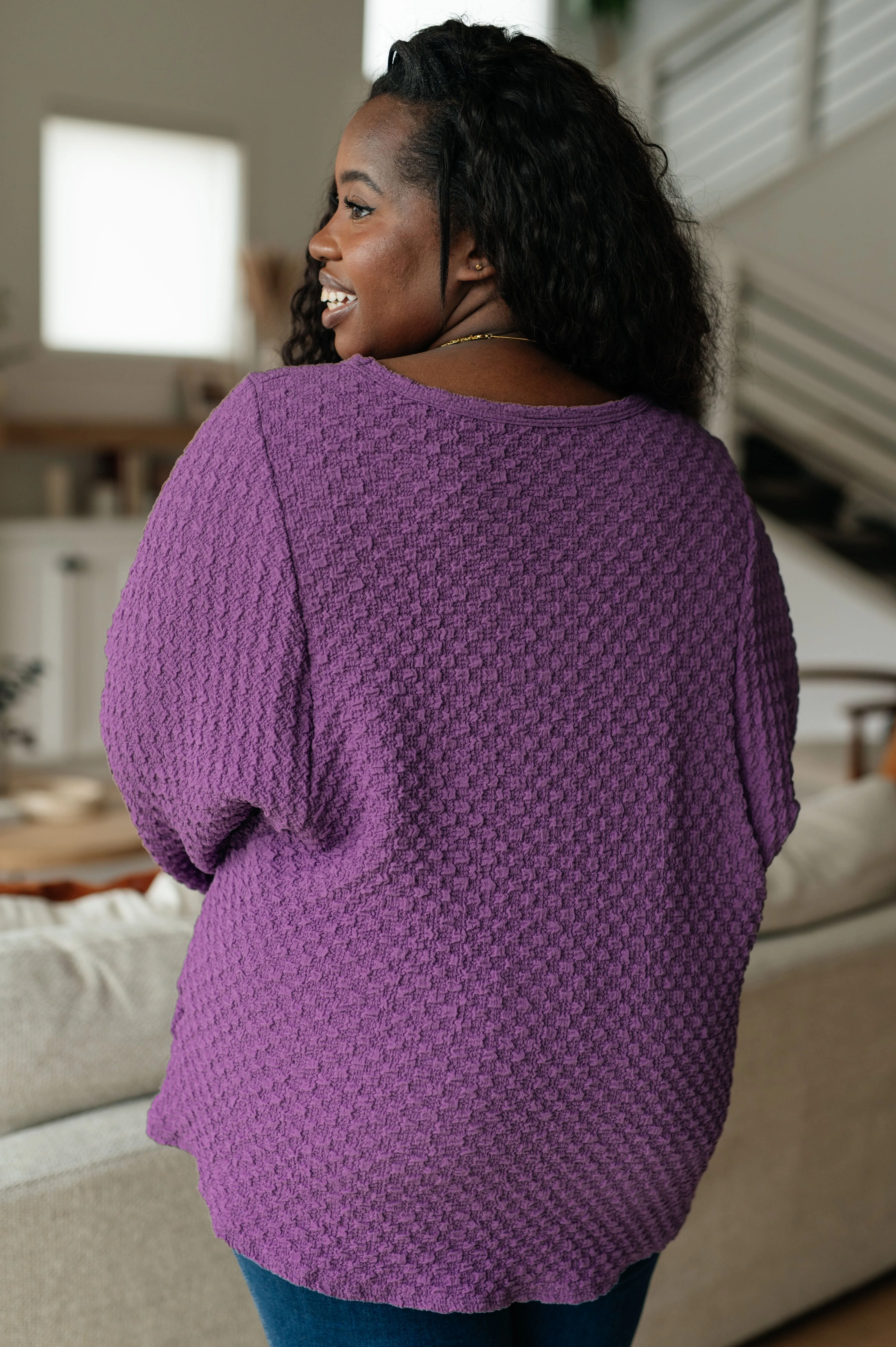 Teresa Thought It Over Textured Pullover