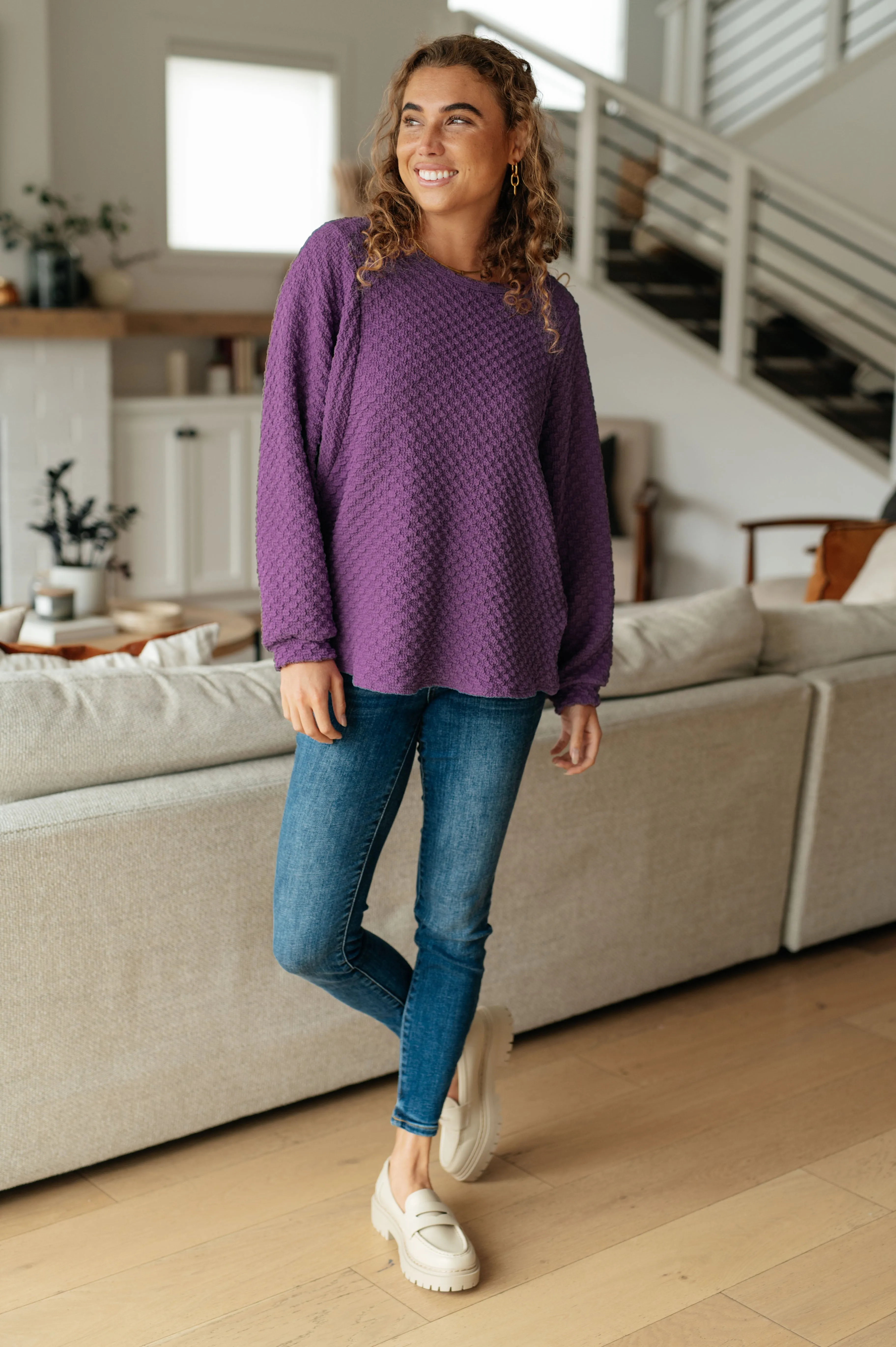 Teresa Thought It Over Textured Pullover