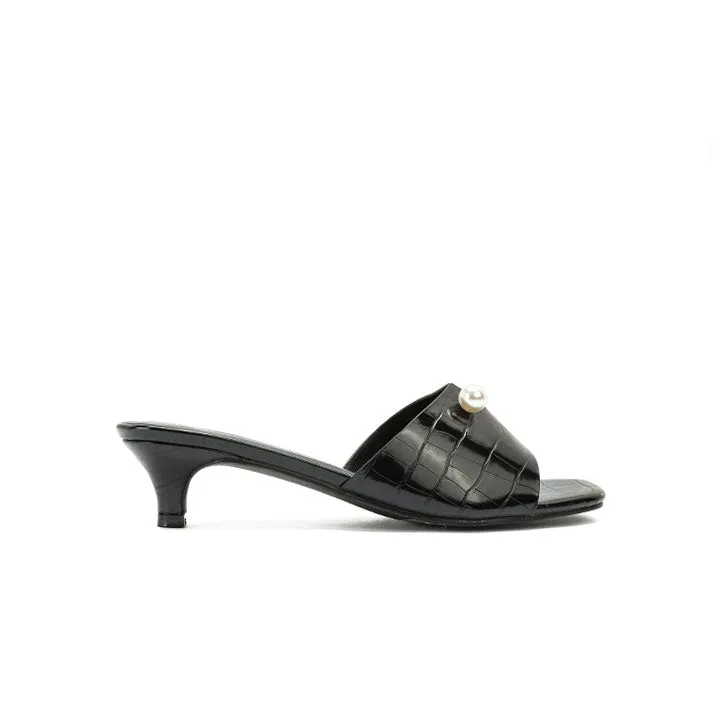 Textured Kitten Heel Sandal HL 165