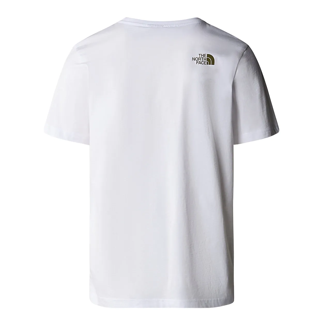 The North Face men's short sleeve t-shirt Rust 2 NF0A87NWFN41 white