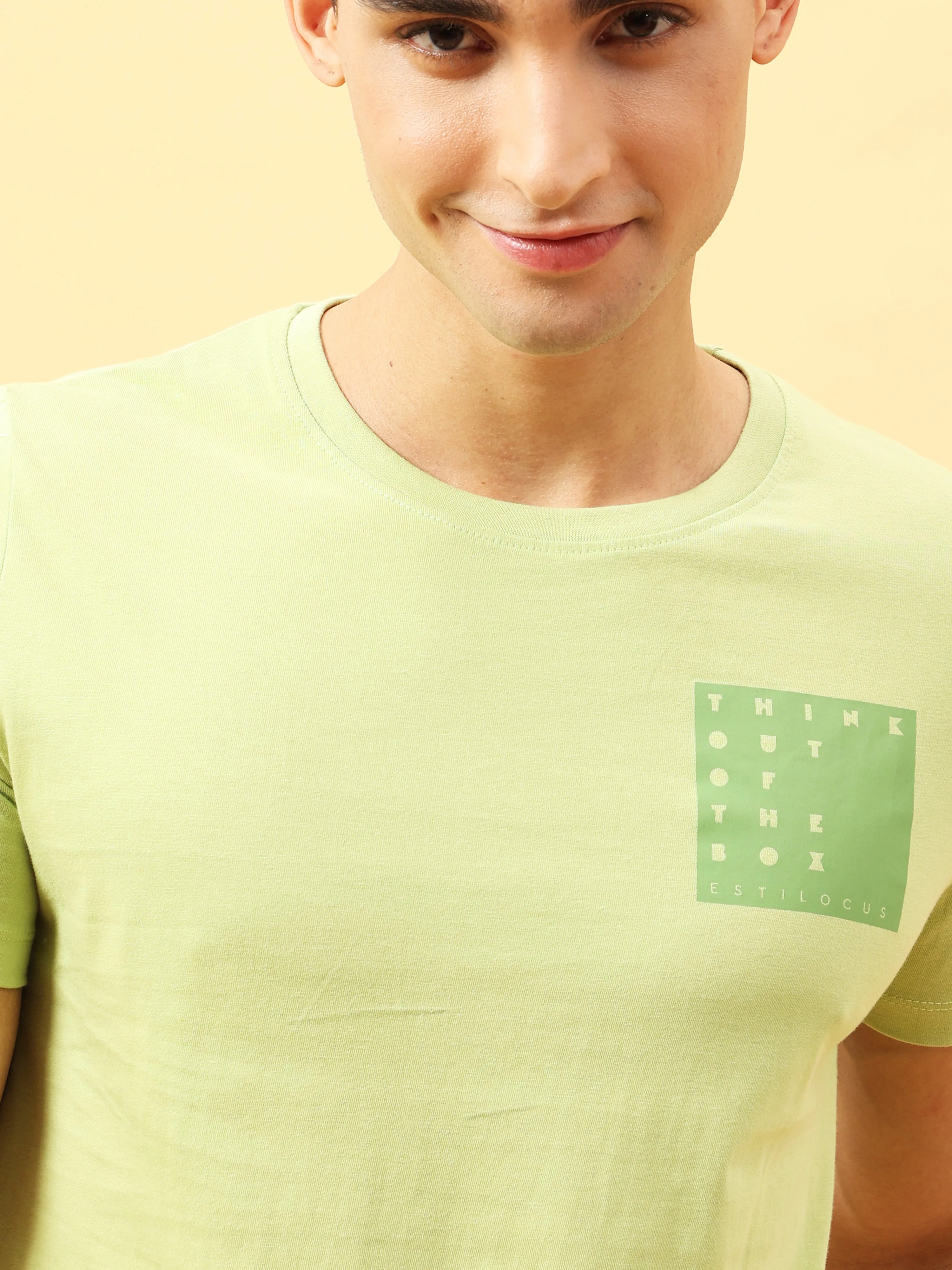 THINK OUT OF THE BOX GREEN T-SHIRT