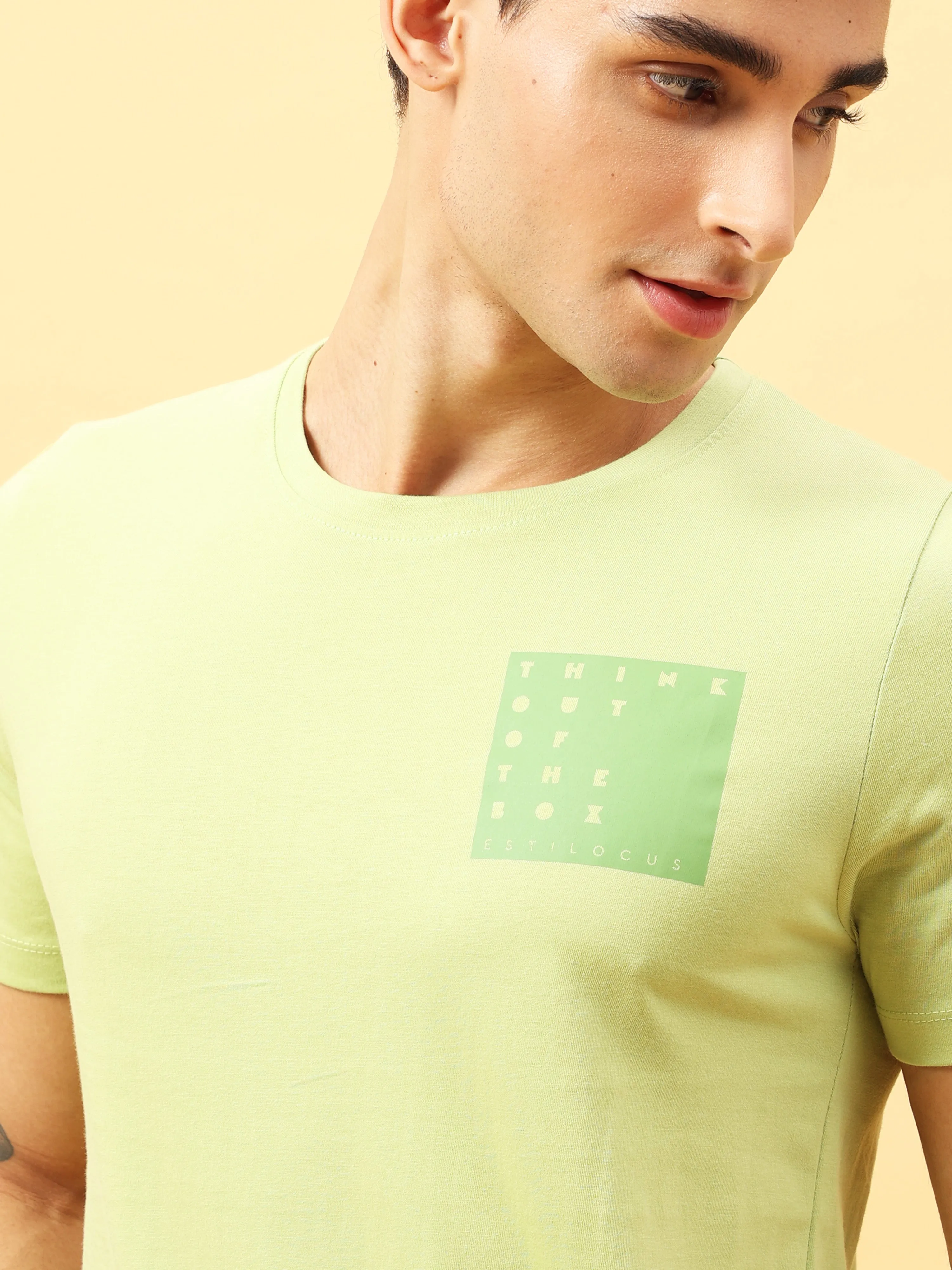 THINK OUT OF THE BOX GREEN T-SHIRT