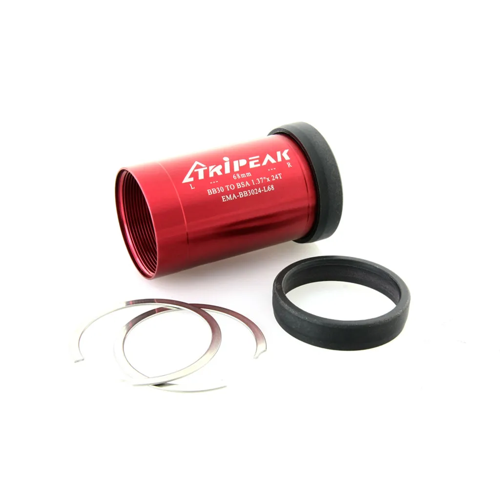 Tripeak BB30 To BSA 1.37 Inch X 24T Adaptor For Shimano HT II