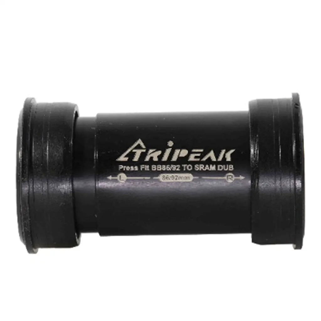 Tripeak BB86 Pressfit Bottom Bracket With Angle Contact Bearing, Sram Dub 86-92Mm - Black