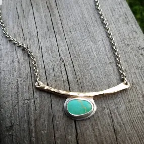 Turquoise Collar Bone Necklace.