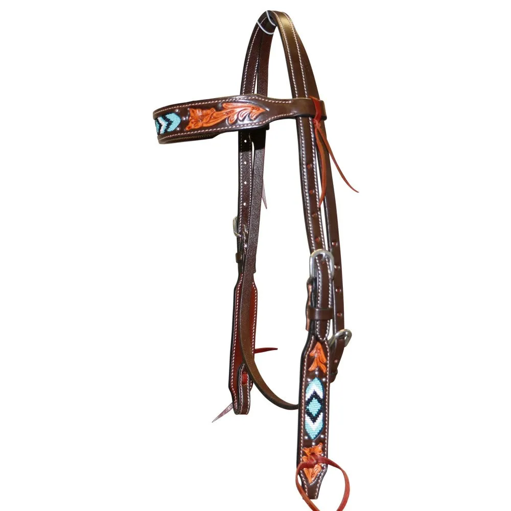 Turquoise Fort Worth Bridle