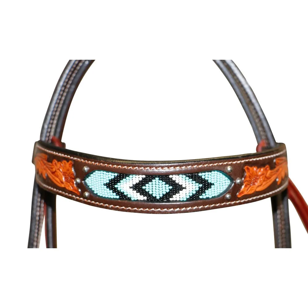 Turquoise Fort Worth Bridle