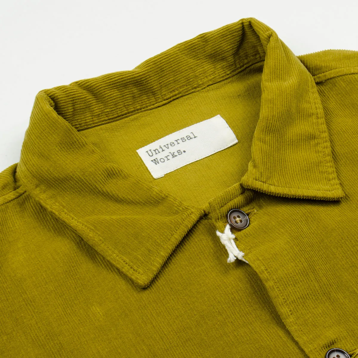 Universal Works - Uniform Shirt Fine Cord - Mustard