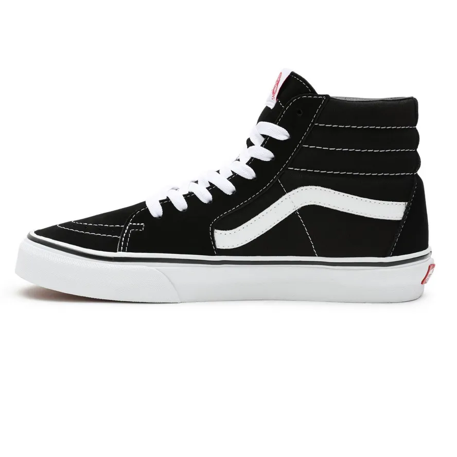 Vans shoe High sneakers for men and women in canvas and suede Sk8-Hi VN000D5IB8C black-white