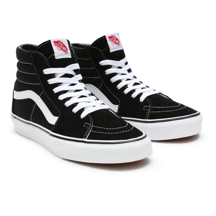 Vans shoe High sneakers for men and women in canvas and suede Sk8-Hi VN000D5IB8C black-white