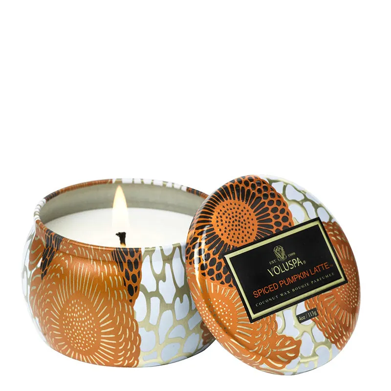 VOLUSPA | Spiced Pumpkin Latte Mini Tin Candle