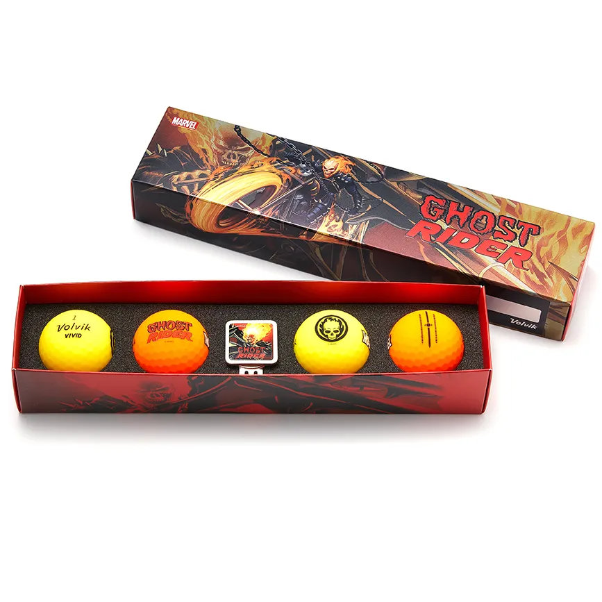 Volvik Marvel Anti-Hero Golf Ball Gift Set - Ghost Rider