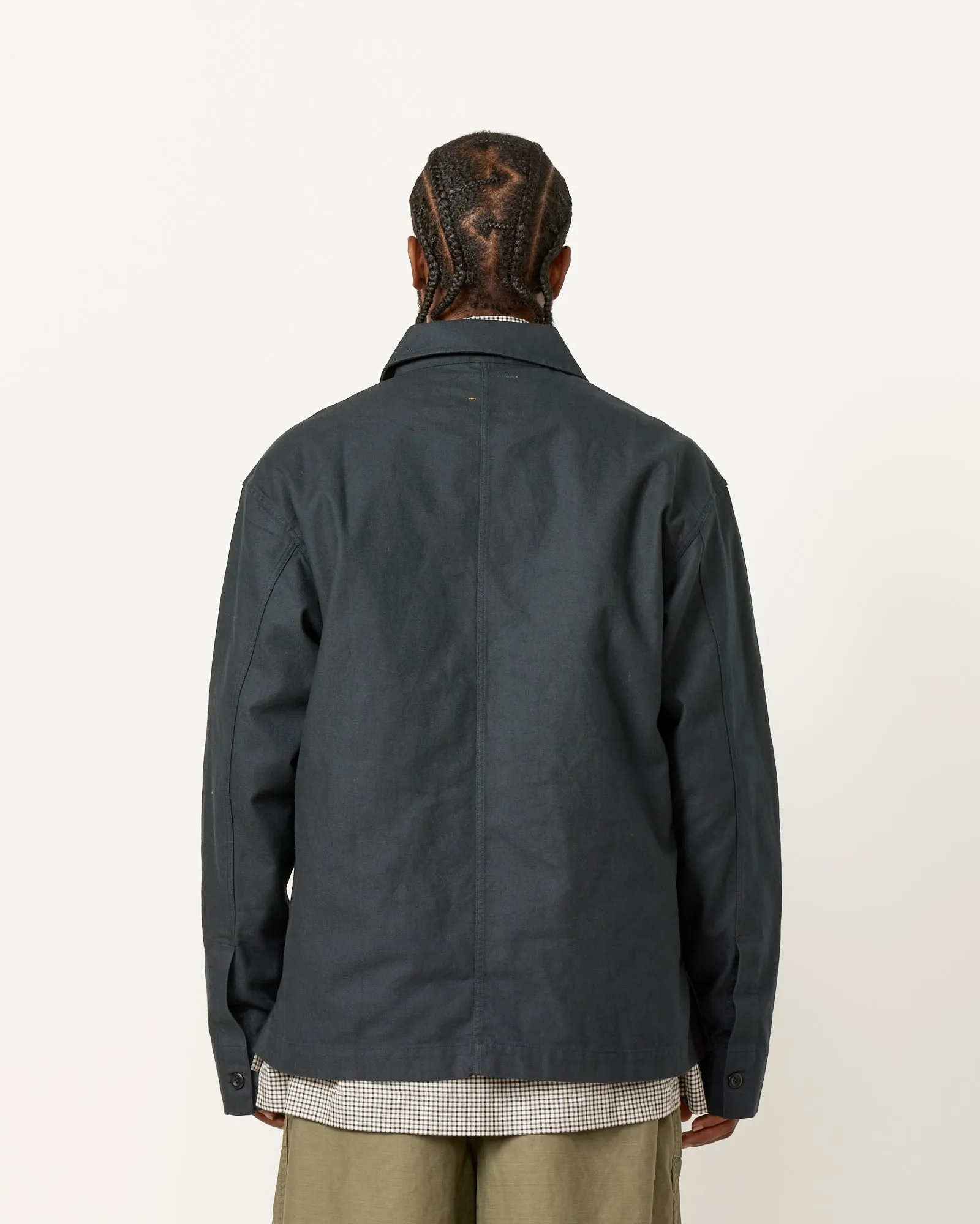 Zip Overshirt in Dark Navy